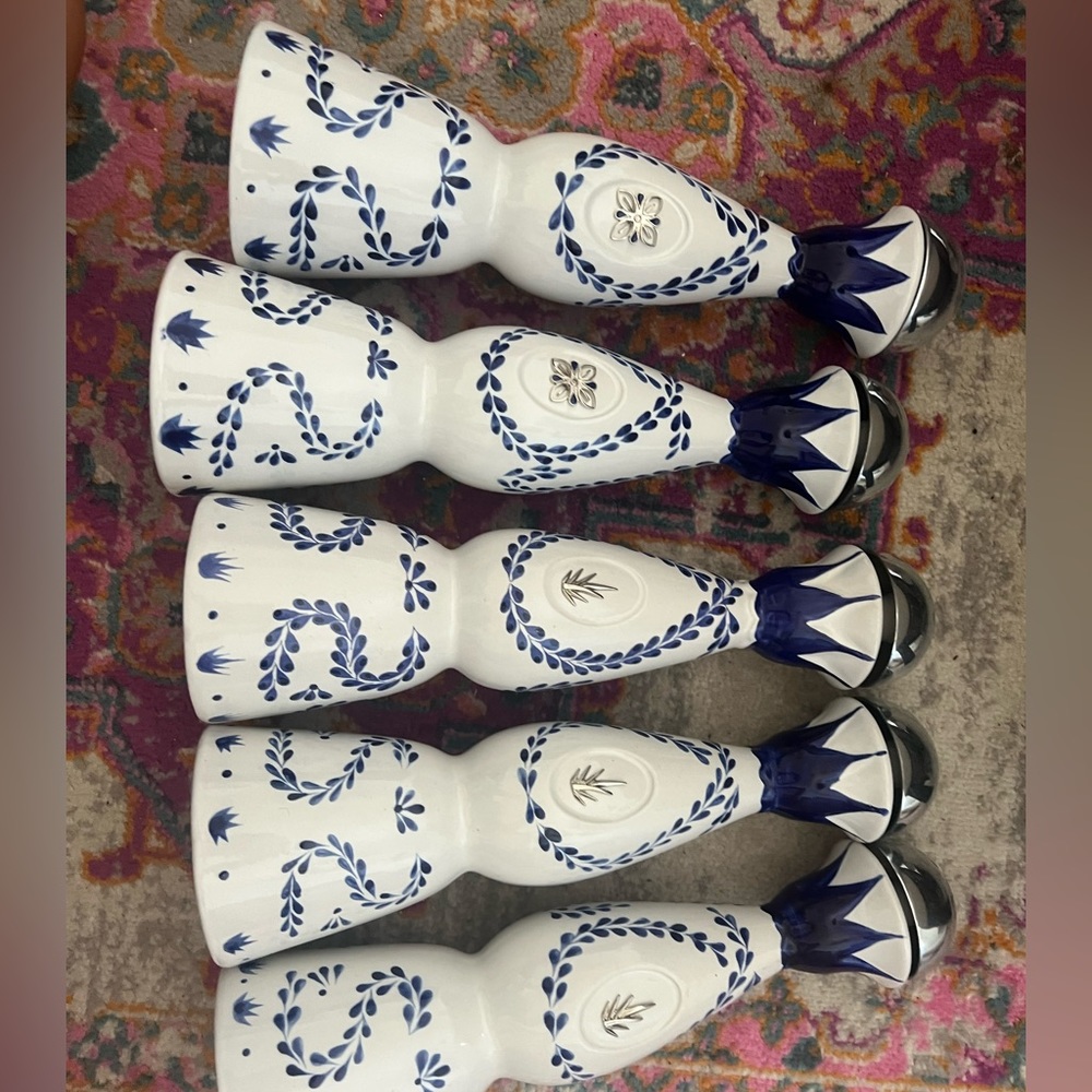 Empty clase azul bottle